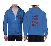DJNGN Felpa con Cappuccio Personalizzata per Uomo, Felpa con Cappuccio da Uomo Personalizzata, Giacche Personalizzate, progetta Le tue Felpe con Cappuccio, Felpa con Cappuccio, Cappotto con Tasca