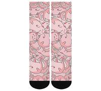 DJNGN Pigs Socks Fun Print ClassicNovità Moda popolare Unisex Atletico