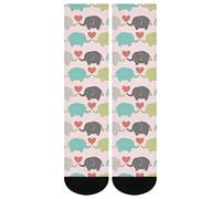 DJNGN Pigs Socks Fun Print ClassicNovità Moda popolare Unisex Atletico