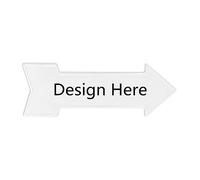 DJNGN Segno personalizzato della freccia destra Segno della strada Segno rustico della strada Segno della piastra Bar Cafe Restaurant Shop Casa Uomo Caverna Decor Segno regalo