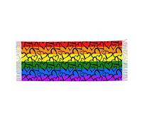 DJNGN Shawls Thin Blanket And Wraps Soft Lgbt Love Wins Personalized Plaid Scarf For Women Winter House Warming Gifts New Home