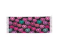 DJNGN Shawls Thin Blanket And Wraps Soft Trick Or Treating Happy Halloween Edge Scarf Winter Gag Gifts