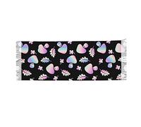 DJNGN Shawls Thin Blanket Thin And Light Psychedelic Hippie Trippy Mushroom Novelty Mens Scarf Winter Wedding Gifts For The Couple