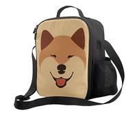 DJNGN Simpatico Shiba Inu Akita Isolamento termico portatile e pranzo al sacco per la conservazione del freddo Picnic Camping