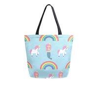 DJNGN Sirene Unicorni Borsa tote shopping viaggio riutilizzabili