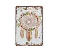 DJNGN Sweet Dreams Little One Poster Targa in metallo Targa in metallo retrò Pittura in ferro Giardino Garage Cucina Targa per uomo Cave Bar Cafe Shop Bagno Outdoor Street Home Wall Art Decor Regali