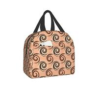 DJNGN Swirls Of Life Borsa termica per il pranzo per donna Uomo Lunch Box Contenitore riutilizzabile a tenuta stagna Borsa termica per picnic da ufficio Sporting
