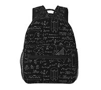 DJNGN Zaini per la matematica per ragazze e ragazzi, zaini per laptop per viaggi/lavoro/regali, zaini scolastici leggeri
