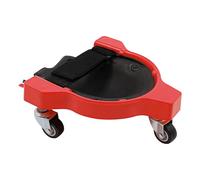 DJOAIUYF 2 ginocchiere rotanti con 6 ruote, plastica ABS, ginocchiere scorrevoli, girevoli a 360 gradi, flessibili con ruote universali (rosso)