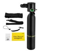 DJOAIUYF Mini bottiglia subacquea da 0,5 l per 5-10 minuti di respirazione | Bottiglia di ossigeno portatile, piccola bottiglia subacquea con cinghia per snorkeling, apnea e backup di emergenza