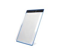 Djois, 354041 - Porta volantini magnetici Tarifold, formato A4, formato verticale, blu, 5 pezzi, fissaggio magnetico, documenti ingombranti, installazione immediata, ufficio, scuola, pratica