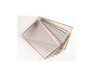 Djois - B114009 - Tasche di ricambio - per leggio T Technic - A4 - colori assortiti - Djois - conf. 10 pezzi - 67812 - Conf. da 1 Pz. - B114009