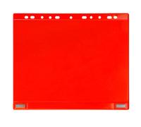Djois - B181123 - Buste forate - per supporti magnetici ad anelli - A4 - rosso - Djois - conf. 5 pezzi - 92169 - Conf. da 1 Pz.