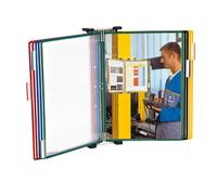 Djois - B413109 - Kit leggio - da muro - 10 buste - A3 - metallo - multicolor - Djois - 92175 - Conf. da 1 Pz. - B413109