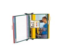 Djois - B414109 - Leggio T Technic - da muro - 10 tasche - PVC - colori assortiti - Djois - 67811 - Conf. da 1 Pz. - B414109