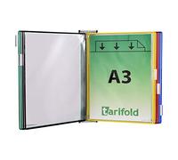 Kit leggio da muro in metallo + 10 buste - A3 - multicolor - Tarifold