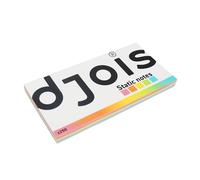 Djois made by Tarifold 200610 - Taccuino Static Notes 250 pagine colori (rosa, arancione, giallo, verde, blu) - 200 x 100 mm