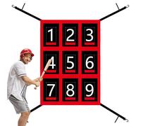Djowyh Baseball Pitching Net, Pitching Net,Softball - di allenamento - Baseball & Softball Help, Pitching Strike Zone rete target per allenamento di precisione