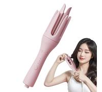 Djowyh Bigodino automatico per capelli con ferro arricciacapelli, ferro arricciacapelli rotante automatico | Ferro arricciacapelli con ioni negativi da 32 mm automatico | Bacchetta arricciacapelli