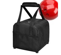 Djowyh Borsa Bowling Singola,Borsa Grande Monoboccia A Tracolla - Borsa Impermeabile Con Tasche A Rete Laterali Per Atleti Uomini, Pratica, Viaggio, Tornei E Competizioni