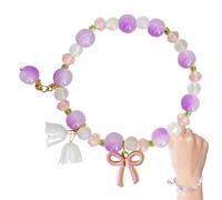 Djowyh Bracciali floreali per donne, gioielli da sposa, marchio di colore - accessori a mano alla moda per appuntamenti, banchetti feste, Siehe Beschreibung, Vetro, Vedi descrizione