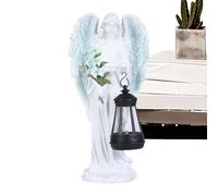 Djowyh Luci Angeli Per Giardino Esterno - Scultura Capricciosa in Resina,Statua Angeli Per Percorsi Giardino Cortile Terrazzo Tomba