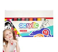 Djowyh Pennarelli da colorare | Pennarello a due lati, punta da 8 mm, resistente allo sporco, impermeabile, multicolore, set di matite da colorare, lavabili per scrapbooking, adulti, viaggi, design