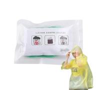 Djowyh Poncho Antipioggia Riutilizzabile, Mantella Impermeabile per Uomo e Donna, Portabile per Escursionismo e Viaggi di Emergenza