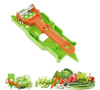 DJSDN Kit pelapatate e Julienne - Pelapatate Multiplo for Patate, cetrioli, Mele e Limoni, Lama in Acciaio Inossidabile, Include Un tagliaverdure a Spirale e Uno spremiagrumi(1pcs)