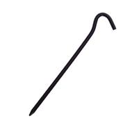 DJSKLDF Picchetti da Tenda 18cm Question Mark Aluminum Tent Floor Hooks Extended all Stakes for Outdoor Camping Tents(10pcs Black)