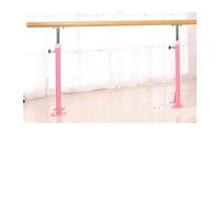 DJSKLDF Sbarra Danza Classica Barre da Allenamento Regolabili in Altezza. Barra Ballo Elasticizzata per Danza(Pink 2.5m)
