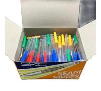 DJSKLDF Taglia Cuciture 100Pcs Plastic Handle Seam Ripper Stitch Sewing Tool 109R Thread Cutter