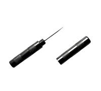 DJSKLDF Taglia Cuciture Needlework Leather Sewing Awl Stitch Unpicker Handmade Remover Tool Cross-Stitch Cross Seam Ripper(Black-Sewing Awl)