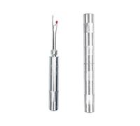 DJSKLDF Taglia Cuciture Needlework Leather Sewing Awl Stitch Unpicker Handmade Remover Tool Cross-Stitch Cross Seam Ripper(Silver)
