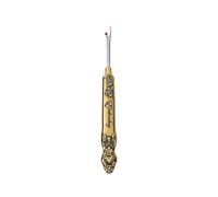 DJSKLDF Taglia Cuciture Vintage Sewing Seam Ripper, Ergonomic Thread Remover, Stitch Unpicker Cutter Tool for Crafting(Gold)