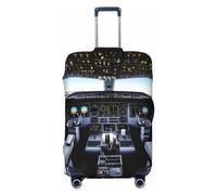 DJUETRUI Copertura elastica per valigie per aereo, antigraffio, lavabile, antipolvere, adatta per bagagli da 45-81 cm