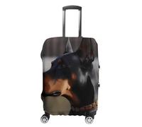 DJUETRUI Copertura per bagagli Doberman elastica per valigie da viaggio, antigraffio, lavabile, antipolvere, adatta per bagagli da 18 a 32 pollici, XB0607001