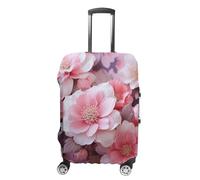 DJUETRUI Copertura per bagagli floreale elastica per valigia, antigraffio, lavabile, antipolvere, adatta per bagagli da 45-81 cm