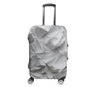 DJUETRUI Copertura per bagagli in carta stropicciata elastica per valigie antigraffio da viaggio, lavabile, antipolvere, adatta per bagagli da 45-81 cm