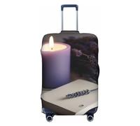DJUETRUI Copertura per bagagli lavanda e notebook elastica per valigie antigraffio da viaggio, lavabile, antipolvere, adatta per bagagli da 45-81 cm