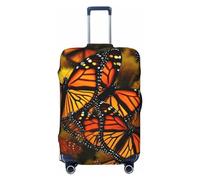 DJUETRUI Copertura per bagagli Monarch Butterflies elastica valigia copertura antigraffio viaggio valigia Protector lavabile antipolvere bagagli copre per bagagli 45-81 cm
