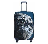 DJUETRUI Copertura per bagagli sopra la luna elastica per valigie antigraffio da viaggio, lavabile, antipolvere, adatta per bagagli da 45-81 cm, piccola, nera