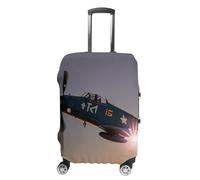 DJUETRUI Copertura per valigie per aerei della seconda guerra mondiale della seconda guerra mondiale, copertura elastica per valigia, antigraffio, lavabile, antipolvere, adatta per bagagli da 45,7 a