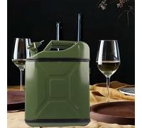 DJUKYMJMN Mini armadietto per bevande personalizzato, piccolo bar per whisky, per Natale, piccolo regalo mobile per uomini, marito, papà, donne, fidanzato, capo (rosso)