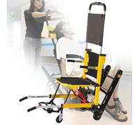 DJXLMN Sollevatore per sedia in lega di alluminio con cinture di sicurezza e poggiatesta regolabile per salvataggio dei vigili del fuoco e evacuazione di emergenza