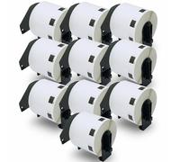 DK-11209 10x ROTOLI ETICHETTE COMPATIBILI 62x29 BROTHER QL500 QL570 QL1050