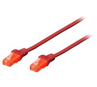 DK-1512-200/R Cavo patch U/UTP 5e Line CCA PVC rosso 20m 26AWG DIGITUS