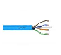 CAT 6A U-UTP installation cable, 500 MHz Dca (LSZH-1), AWG 23/1, 100 m drum, sx, blue
