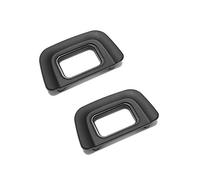 DK-20 Eyecup Eyepiece Viewfinder per Nikon D5200, D5100, D5000, D3100, D3000, D70, D70S, D60, D50, D40, sostituisce Nikon DK-20 (confezione da 2)