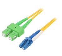 DK-292SCA3LC-01 cavo patch fibra ottica OS2 LC/UPC, SC/APC 1m LSZH giallo DIG...